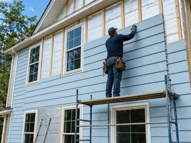 Insulated Siding Installation in Kaufman County, TX